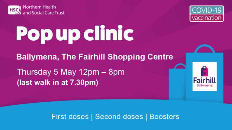 Covid Vaccination Clinic at Fairhill Shopping Centre