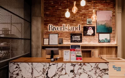 Experience the future of retail at the brand new and innovative River Island store at Fairhill Shopping Centre